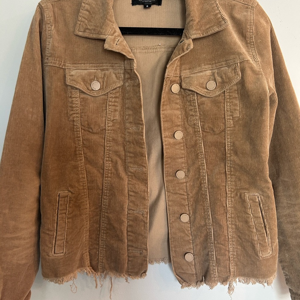 Black Label Brown Corduroy Jean Jacket